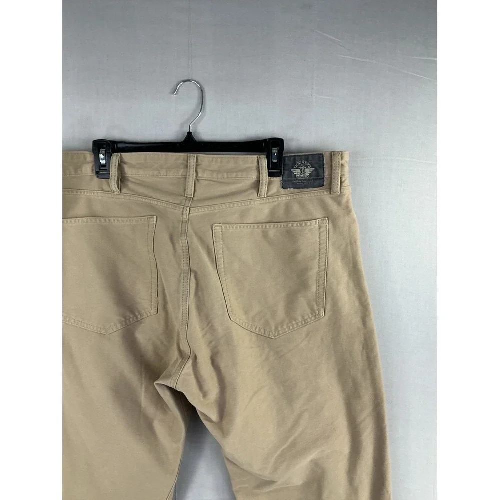 Dockers Mens Khaki Pants Straight Leg W38 L32 Classic Casual Cotton
